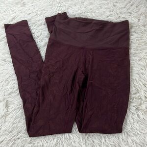 Lululemon Mapped Out High Rise Tight 28" *Camo Cassis / Smoky Red